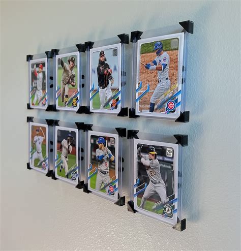 trading card wall display.